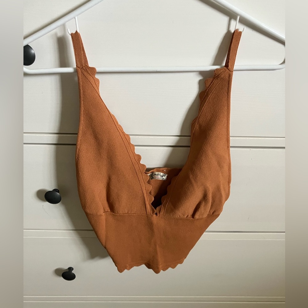 Free People Cognac Top
